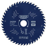 Draper Expert 34208 TCT C/Saw Blade-Wood-PTFE Coating 210x30mm 48T