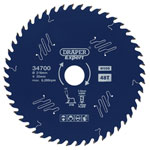 Draper Expert 34700 TCT C/Saw Blade-Wood-PTFE Coating 216x30mm 48T