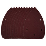Draper 42107 Detail Sanding Sheets-Hook and Loop, 140mm, 80 Grit, SSD2 10Pc