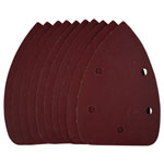 Draper 42616 Detail Sanding Sheets-Hook & Loop 140mm 240 Grit SSD2 10Pc