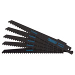 Draper 43426 Bi-metal Reciprocating S/Blades-Plaster Cutting 150mm 6tpi 5Pc