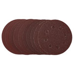 Draper 53510 Sanding Discs, 115mm, Hook & Loop, Assorted Grit, (Pack of 10)