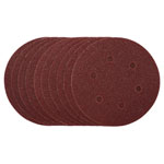 Draper 54887 Sanding Discs, 150mm, Hook & Loop, 40 Grit, (Pack of 10)