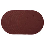 Draper 54888 Sanding Discs, 150mm, Hook & Loop, 80 Grit, (Pack of 10)