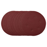 Draper 54948 Sanding Discs, 150mm, Hook & Loop, 120 Grit, (Pack of 10)