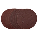 Draper 55069 Sanding Discs, 150mm, Hook & Loop, Assorted Grit, (Pack of 10)