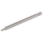 Draper 64372 Hexagonal Insert Bit, 3mm, 1/4 Hex, 100mm Long (Pack of 1)