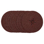 Draper 68618 Fibre Sanding Discs, 125mm, 24 Grit, (Pack of 10)