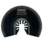Draper 70469 Oscillating Multi-Tool Diamond Coated Cutting Blade, 88mm