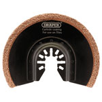 Draper 70470 Oscillating Multi-Tools Carbide Coated Cutting Blade, 88mm