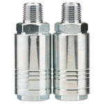 Draper 70863 1/4" Male Quick Coupling (Pack of 2) - 70863
