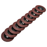 Draper 83070 Aluminium Oxide Flap Discs, 115 x 22.23mm, 80 Grit (Pack of 10)