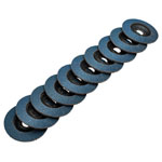 Draper 85724 Zirconium Oxide Flap Discs, 115 x 22.23mm, 60 Grit (Pack of 10)