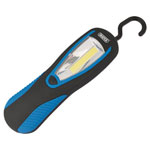 Draper 94507 COB LED Light-Magnetic Back&Hanging Hk 3W 200LM BL 3xAA Batt Inc