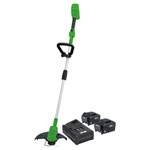 Draper 94580 D20 40V Grass Trimmer Kit, 2 x 5.0Ah Battery, 1 x Fast Charger