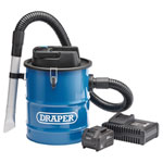 Draper 95170 D20 20V Ash Vacuum Cleaner, 1 x 3.0Ah Battery, 1 x Fast Charger