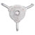 Draper 02749 3-Leg Oil Filter Wrench, 69-136mm