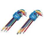 Draper 04776 TX-STAR® Security & Hex Metric Long Arm Key Set, Colour Coded 18Pc