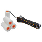 Rollingdog 08591 SUPER-EDGE™ Mini High-Density Paint Roller Set, 2"/50mm (5 Pc)