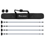 Rollingdog 09666 Dust Barrier Poles, 1.4-3.3m (7 Piece)