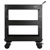 Bunker 11495 3 Tier Trolley with Pull Handle and Hardwood Worktop, 714mm
