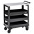 Bunker 11585 3 Tier Trolley with Pull Handle and Stainless Steel Worktop, 714mm