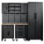 Draper 13269 Single Garage Workstation with Roller Cabinets