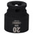 Draper 20168 Hi-TORQ® Impact Socket, 3/4 Sq. Dr., 20mm