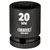 Draper 20184 Hi-TORQ® Impact Socket, 1/2 Sq. Dr., 20mm