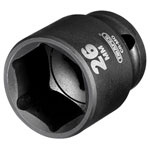 Draper 20188 Hi-TORQ® Impact Socket, 1/2 Sq. Dr., 26mm