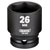 Draper 20188 Hi-TORQ® Impact Socket, 1/2 Sq. Dr., 26mm