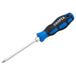 Draper 21009 2-in-1 Reversible Blade Soft Grip Screwdriver, SL6/PZ2 x 175mm