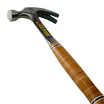 Estwing 23506 E16C Curved Claw Hammer with Leather Grip, 16oz/448g