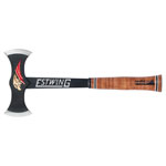 Estwing 24057 EDBA Black Eagle Double Bit Axe with Leather Grip, 17"