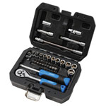 Draper 24223 HI-TORQ® Metric Socket and Bit Set, 1/4 Sq. Dr. (40 Piece)