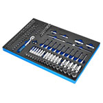 Bunker 29445 Socket Set, 3/8 Sq. Dr. in EVA Foam Inlay
