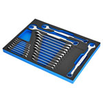 Bunker 29450 Open End Spanner Set in EVA Foam Inlay (21 Piece)