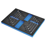 Bunker 29640 Torx and Hex T-Key Set in EVA Foam Inlay (17 Piece)
