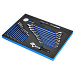 Bunker 29712 Ring Spanner and Open End Ratchet Set in EVA Foam Inlay (27 Piece)