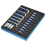 Bunker 29713 Spark and Glow Plug Set in EVA Foam Inlay, 3/8 (20 Piece)