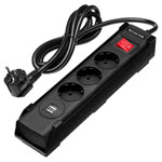 Bunker 31712 EU Power Strip with Magnetic Holder