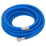Draper 31733 High Visibility Hybrid Air Hose, 5m x 8mm, 1/4 BSP, Blue