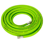 Draper 31734 High Visibility Hybrid Air Hose, 10m x 8mm, 1/4 BSP, Green
