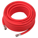 Draper 31735 High Visibility Hybrid Air Hose, 15m x 8mm, 1/4 BSP, Red