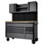 Bunker 31761 10 Drawer Roller Workstation with Workbench, 56, Light Grey