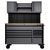 Bunker 31761 10 Drawer Roller Workstation with Workbench, 56, Light Grey