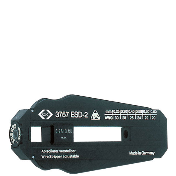  T3757ESD 2 ESD Precision Wire Stripper - Adjustable 0.25 - 0.80mm