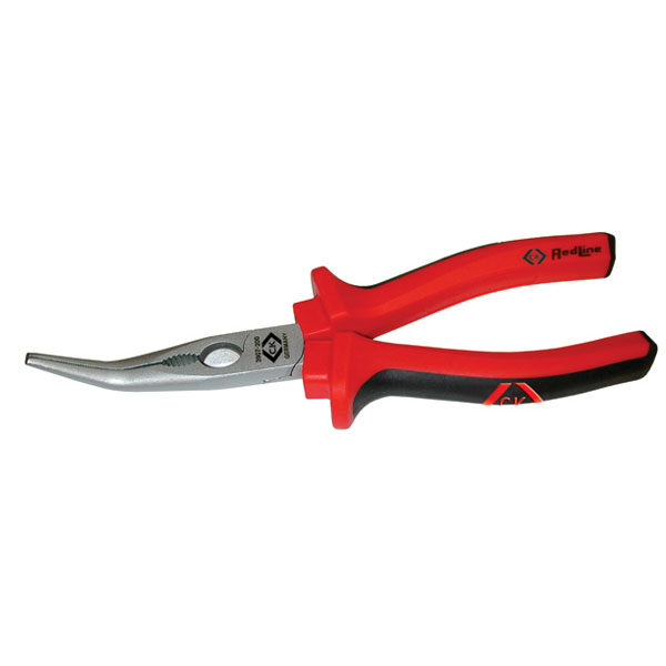 Click to view product details and reviews for Ck Tools T3907 8 Redline Snipe Nose 45° Bent Pliers 200mm.