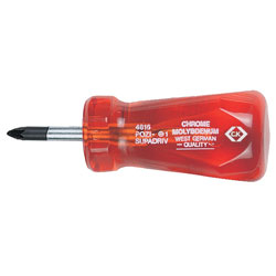 CK Tools T4816 1 HD Classic Stubby Screwdriver PZ1x25mm