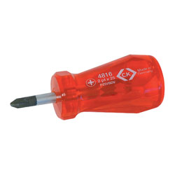 CK Tools T4816 2 HD Classic Stubby Screwdriver PZ2x25mm